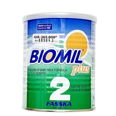 Sữa sinh học Biomil Plus 2 giàu dinh dưỡng cho trẻ 6-12 tháng