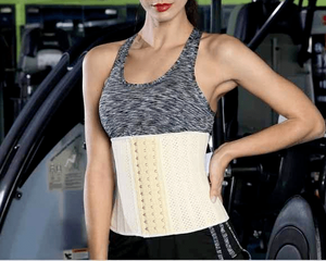 Đai Nịt Bụng Latex Định Hình Eo Dạng Lưới - Hỗ Trợ Siết Eo Gợi Cảm, Thoáng Khí, Thời Trang Phụ Nữ
