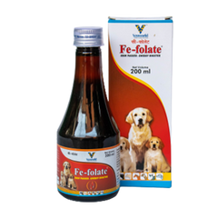 Nước uống bổ máu Fe-Folate cho chó mèo
