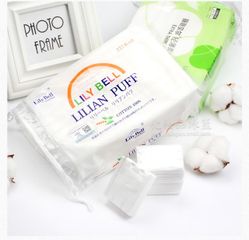Bông Tẩy Trang Lily Bell Suzuran - Gói 222 Miếng Cotton 100% Nhật Bản, Làn Da Sạch Mịn và Khô Thoáng