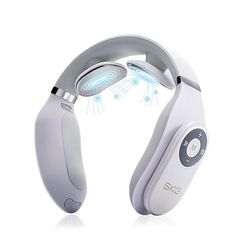 Máy Massage Cổ Vai Gáy Cao Cấp SKG 4098E - Giảm Đau, Thư Giãn Với 3 Chế Độ Mát Xa, Công Nghệ TENS Và Sưởi Ấm Giai Điệu Cho Cơ Thể Thoải Mái