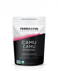 Bột Camu Camu Hữu Cơ Terrasoul - Bổ Sung Vitamin C Tự Nhiên, Hỗ Trợ Miễn Dịch, Dễ Uống Hương Vị Cam Quýt, 99g