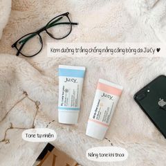 Kem Chống Nắng Jucy Hàn Quốc SPF 50+ - Bảo Vệ Da Toàn Diện, Không Cồn, Thẩm Thấu Nhanh, Phù Hợp Mọi Loại Da