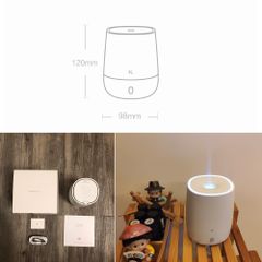 Máy phun sương tạo ẩm mini Xiaomi HL120ml - Thiết bị hỗ trợ tinh dầu, làm ẩm không khí cho phòng ngủ, văn phòng màu trắng/hồng
