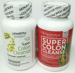 Viên uống nhuận tràng Health Plus Super Colon Cleanse 120 viên - Giải pháp thải độc tự nhiên, hỗ trợ tiêu hóa, giảm táo bón hiệu quả