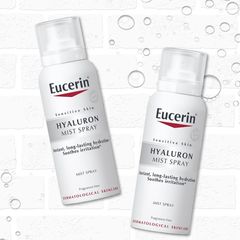 Xịt Khoáng Eucerin Hyaluron Mist Spray - Dưỡng Ẩm Da Hiệu Quả, Vòi Xịt êm, Thích Hợp Cho Mọi Loại Da