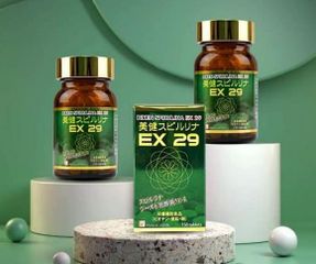 Tảo Xoắn Biken Spirulina EX 29 Nhật Bản - Viên Uống Tăng Cường Sức Đề Kháng và Phục Hồi Thể Lực, Hộp 150 Viên