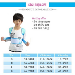 Đai Chống Gù Lưng Cho Bé Trai John Boehner - Điều Chỉnh Tư Thế Đúng Chuẩn, Ngăn Ngừa Lưng Cong, Hỗ Trợ Sức Khỏe Trẻ Em