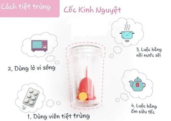 Cốc Tiệt Trùng Cốc Nguyệt San Dễ Dàng Sử Dụng - Tiệt Trùng Nhanh Chóng Bằng Lò Vi Sóng, Phù Hợp Với Mọi Kích Cỡ Cốc Nguyệt San