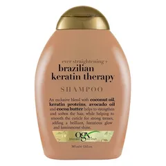 Dầu gội vào nếp suôn mượt tóc OGX Straightening Brazilian Keratin Therapy