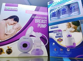 Máy Hút Sữa Điện Đơn Bio Health AE Basic - Hỗ Trợ Mẹ Hút Sữa Dùng Pin và Điện Tiện Lợi, Kết Hợp Massage Thoải Mái