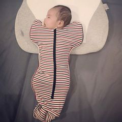Quấn chũn Cocoon cho bé sơ sinh - Nhộng chũn 100% cotton thoáng mát, giúp bé ngủ ngon và sâu giấc, phù hợp 3-6kg