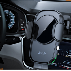 Đế sạc điện thoại không dây Auckly trên ô tô cho Iphone, Samsung