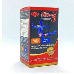 Viên Uống Hỗ Trợ Xương Khớp Flex 5 Olympian Labs của Mỹ - Giảm Đau Khớp, Tăng Cường Sức Khỏe Khớp và Xương