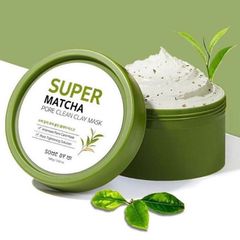 Mặt Nạ Đất Sét Some By Mi Super Matcha - Làm Sạch Sâu, Se Khít Lỗ Chân Lông, Chiết Xuất Trà Xanh BHA Cho Da Mịn Màng