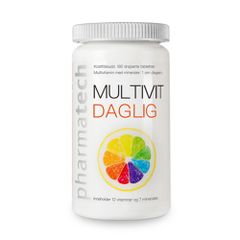 Viên uống bổ sung vitamin Multivit Daglig Pharmatech 180 viên - Giúp tăng sức đề kháng và cung cấp vitamin đa dạng cho sức khỏe toàn diện.