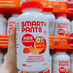 Kẹo Dẻo Tổng Hợp Vitamin Smarty Pants Kids Complete 120 Viên - Hỗ Trợ Phát Triển Toàn Diện Với Omega-3 Tự Nhiên