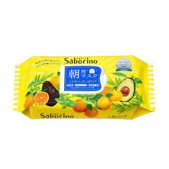 Mặt nạ giấy buổi sáng Saborino 3 trong 1 - Cấp ẩm chuyên sâu cho da, tiện lợi chỉ 60 giây, hương trái cây tự nhiên