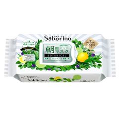 Mặt nạ giấy buổi sáng Saborino 3 trong 1 - Cấp ẩm chuyên sâu cho da, tiện lợi chỉ 60 giây, hương trái cây tự nhiên