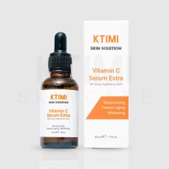 Serum Ktimi Vitamin C Extra - Dưỡng Trắng Da, Chống Lão Hóa, Cung Cấp Độ Ẩm Từ Vitamin C và Sodium Hyaluronate - 30ml