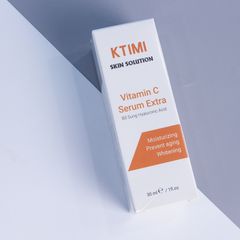 Serum Ktimi Vitamin C Extra - Dưỡng Trắng Da, Chống Lão Hóa, Cung Cấp Độ Ẩm Từ Vitamin C và Sodium Hyaluronate - 30ml