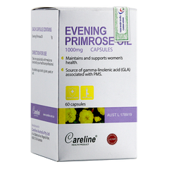 Tinh Dầu Hoa Anh Thảo Careline Evening Primrose Oil 1000mg - Cân Bằng Nội Tiết Tố Nữ, Hỗ Trợ Làm Đẹp Da, Chất Lượng Úc