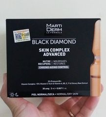 Ampoule Dưỡng Sáng Trẻ Hóa Da MartiDerm Black Diamond Skin Complex Advanced - Hộp 30 Ống 2ml Chất Lượng Cao, Giúp Da Căng Mịn, Đều Màu