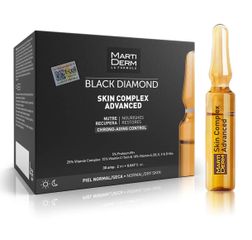 Ampoule Dưỡng Sáng Trẻ Hóa Da MartiDerm Black Diamond Skin Complex Advanced - Hộp 30 Ống 2ml Chất Lượng Cao, Giúp Da Căng Mịn, Đều Màu