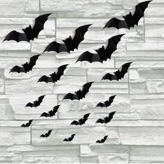 Bộ Dơi Dán Trang Trí Halloween 12 Miếng PVC - Trang Trí Tường Độc Đáo, Không Gian Hóa Trang Ấn Tượng