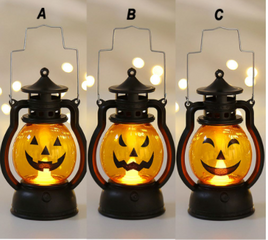 Đèn Led Hình Quả Bí Ngô Halloween - Đèn Trang Trí Độc Đáo Với Biểu Cảm Khuôn Mặt - Phù Hợp Khung Cảnh Tiệc Halloween