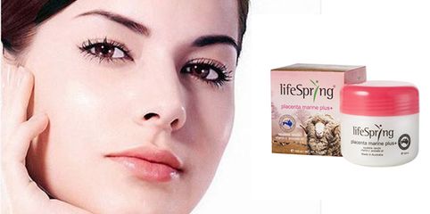 Kem Nhau Thai Cừu LifeSpring Placenta Marine Plus+ 100g - Dưỡng Trắng, Cấp Ẩm, Chống Lão Hóa Da Chính Hãng Úc