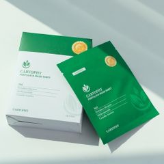 Mặt Nạ Caryophy Portulaca 10 Miếng - Giảm Mụn, Làm Sáng Da Từ Rau Má & Rau Sam - Chăm Sóc Da Dầu Mụn Hàn Quốc
