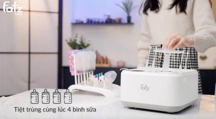 Máy Tiệt Trùng Bình Sữa Fatzbaby FB4320SJ Captain 1 - Chức Năng Hâm Sữa, Sấy Khô, Tiệt Trùng 4 Chế Độ Đặc Biệt Cho Mẹ và Bé
