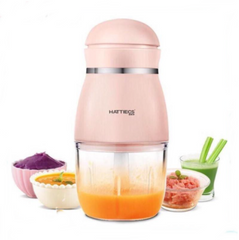 Máy Xay Cầm Tay Đa Năng Hattiecs Cao Cấp 6 Lưỡi Dao - Xay Thịt, Rau, Sinh Tố Cho Bé - Đồ Gia Dụng Tiện Lợi