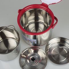 Nồi ủ Inox Khaluck Home KL-711 6L - Thiết kế 2 tầng, Giữ nhiệt lâu, Hỗ trợ hầm nấu hiệu quả cho gia đình