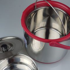 Nồi ủ Inox Khaluck Home KL-711 6L - Thiết kế 2 tầng, Giữ nhiệt lâu, Hỗ trợ hầm nấu hiệu quả cho gia đình