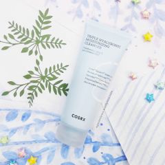 Sữa Rửa Mặt Cấp Ẩm Cosrx Triple Hyaluronic Moisturizing Cleanser - Dưỡng Ẩm Sâu, Làm Sạch Da Mềm Mại, Phù Hợp Mọi Loại Da
