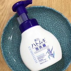 Sữa Rửa Mặt Ý Dĩ Hatomugi Tạo Bọt Dưỡng Ẩm, Làm Sáng Da - Chiết Xuất Từ Nhật Bản Cho Làn Da Mịn Màng, Dịu Nhẹ 160ml