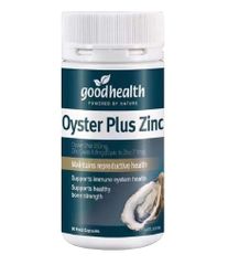 Tinh Chất Hàu Oyster Plus Zinc Goodhealth 60 Viên - Hỗ Trợ Tăng Cường Sinh Lý Nam Giới Hiệu Quả từ Úc