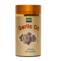 Viên uống tinh dầu tỏi Costar Garlic Oil 3000mg - Hỗ trợ tăng cường sức đề kháng, hộp 200 viên chất lượng cao từ Úc