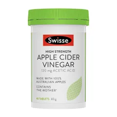 Viên giấm táo Úc hỗ trợ giảm cân Swisse Apple Cider Vinegar 120mg