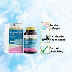 Viên Uống Bổ Sung Vitamin Herbs Of Gold Pregnancy Plus 1-2-3 Cho Mẹ Bầu & Sau Sinh - Hỗ Trợ Phát Triển Thai Nhi Khỏe Mạnh