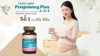 Viên Uống Bổ Sung Vitamin Herbs Of Gold Pregnancy Plus 1-2-3 Cho Mẹ Bầu & Sau Sinh - Hỗ Trợ Phát Triển Thai Nhi Khỏe Mạnh