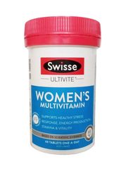 Vitamin Tổng Hợp Swisse Women's Ultivite Multivitamin 60 Viên - Hỗ Trợ Sức Khỏe Phụ Nữ, Giảm Mệt Mỏi, Tăng Cường Năng Lượng