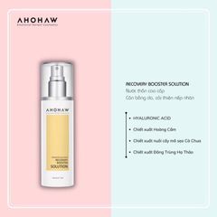 Toner Cải Thiện Nếp Nhăn Ahohaw Recovery Booster Solution - Nước Hoa Hồng Tái Tạo Da Giúp Làn Da Tươi Trẻ, Rạng Ngời 140ml
