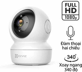 Camera IP Wifi trong nhà xoay 360 Ezviz C6N 1080p - Giám sát hiệu quả ngày đêm, tích hợp micro và loa đàm thoại 2 chiều