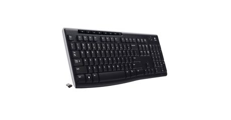Bàn phím không dây Logitech K270 chính hãng - Thiết kế gọn nhẹ, kết nối Bluetooth, tuổi thọ pin 24 tháng, hoàn hảo cho mọi thiết bị.