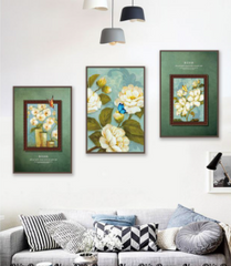Bộ 3 Tranh Treo Tường Phong Cách Bắc Âu Hiện Đại - Trang Trí Nội Thất Sang Trọng và Đẳng Cấp, Kích Thước 20x30cm, 30x45cm, 40x60cm