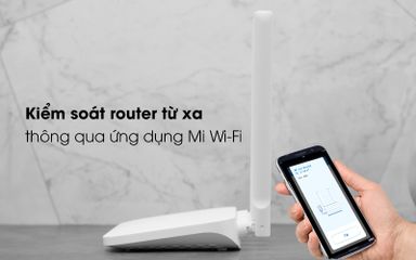 Bộ phát Wifi Router Xiaomi 4C tốc độ cao 300Mbps, 4 ăng ten - Kết nối ổn định cho 30 thiết bị, phủ sóng 20m.
