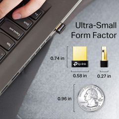 Bộ thu phát Bluetooth TP-Link UB400 USB Nano 4.0 - Thiết bị kết nối không dây cho máy tính, hỗ trợ Win 8, 8.1, 10, khoảng cách 10m